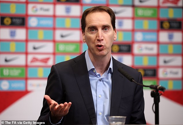 The FA, led by chief executive Mark Bullingham (pictured), has told supporters that a 