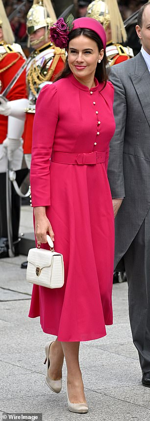 Sophie Winkleman also has a penchant for the bright shades of Beulah London.