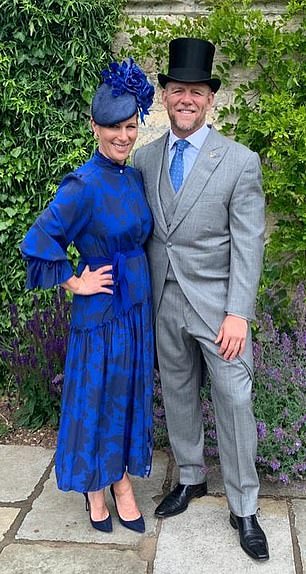 Zara Tindall opted for Beulah London's 'Darsha' dress for Royal Ascot 2020