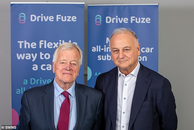 Tony Bramall with Nick Rothwell of Drive Fuze. Nick used to run Ford's auto finance operations in Europe.