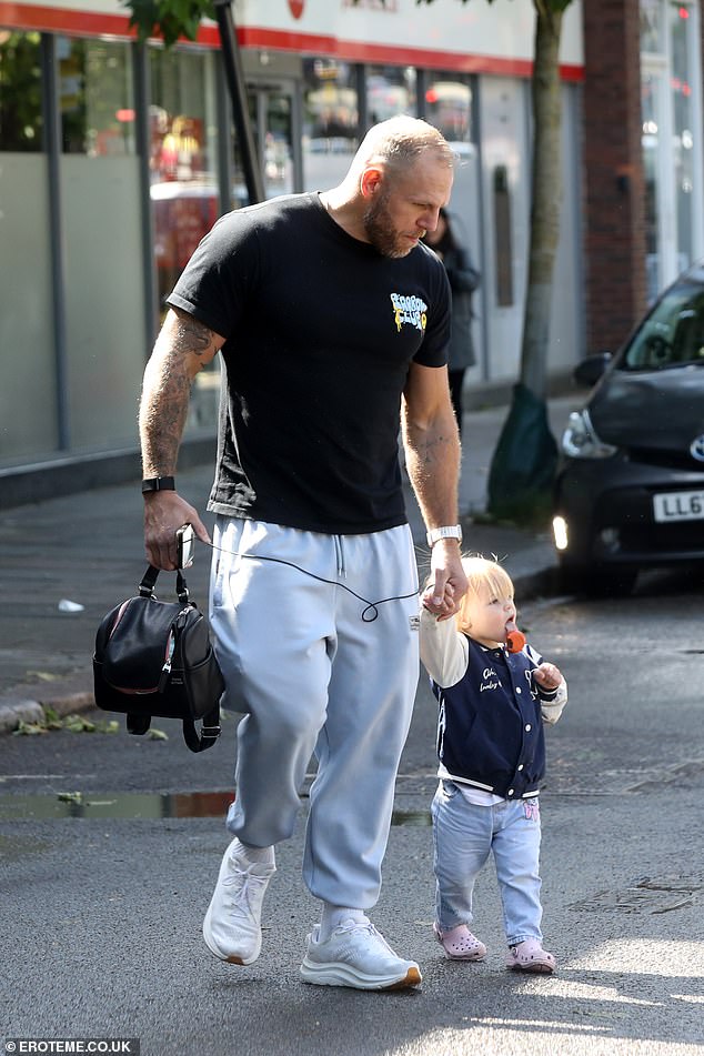 James shared the baby with his ex-wife Chloe Madeley