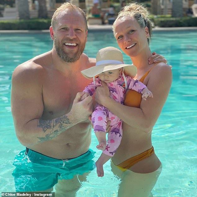 The couple, who split 9 months ago, still live together in their north London home, but Chloe revealed the couple have set a date in July for James to move in.