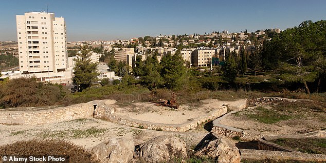 Three biblical stories in the book of 'Isaiah, 37:36-38', '2 Kings, 19:35' and '2 Chronicles, 32:21' detail how Assyrian soldiers were killed the night before attacking Jerusalem. Pictured: The military site at Ammunition Hill.