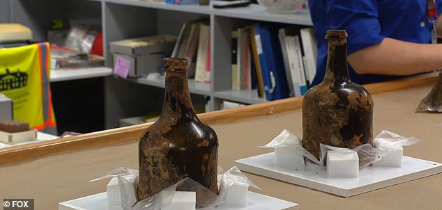 Bradburn believes the bottles were possibly forgotten during the chaotic time when Washington left home to lead the Continental Army against the British in the Revolutionary War.