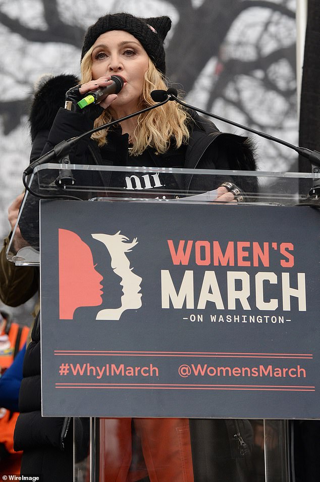 Cyndi already had problems with Madonna: in 2017 she criticized Like A Virgin's profanity-filled speech at the Women's March.