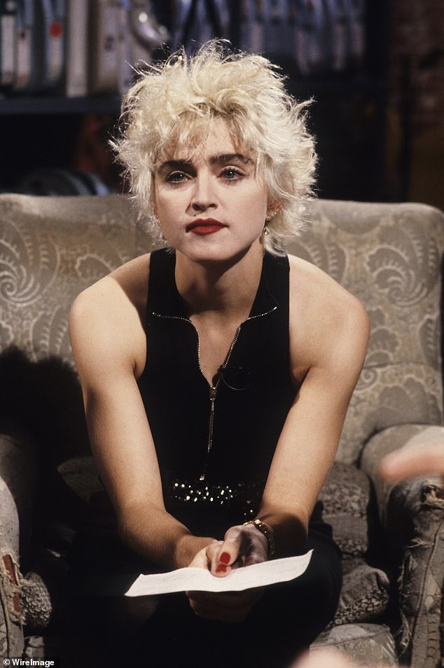 The Like A Virgin singer in 1989.