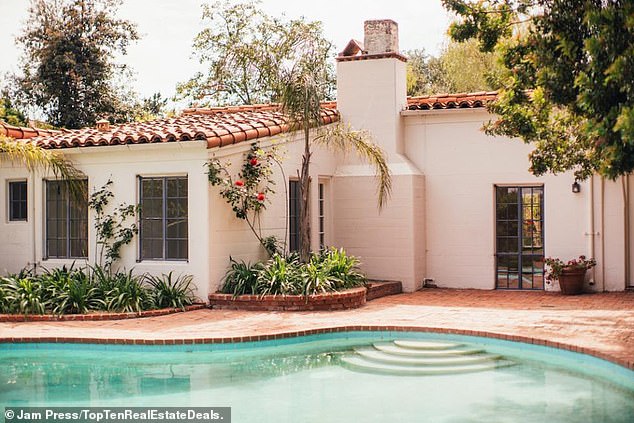 Monroe bought the four-bedroom, three-bathroom home on Helena Drive in the early 1960s for $75,000.