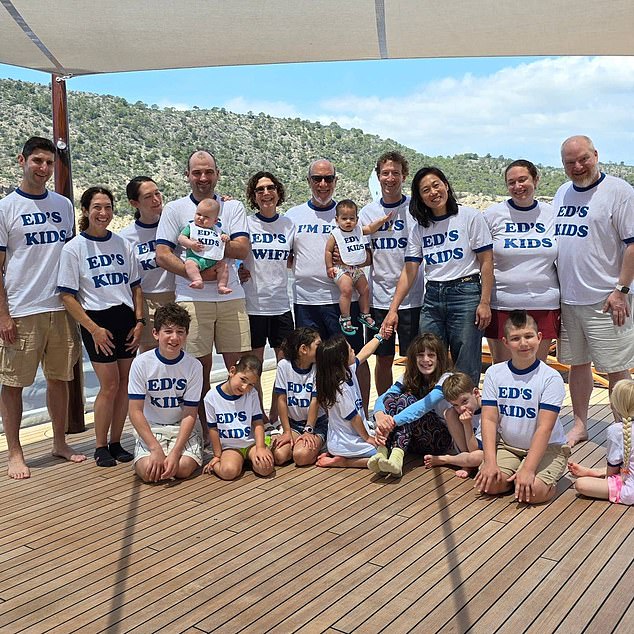 Zuckerberg's Instagram post showed members of his family wearing special t-shirts.