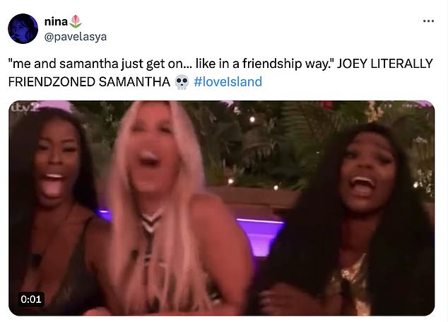 1718575606 706 Love Island fans warn Samantha to start packing after Joey