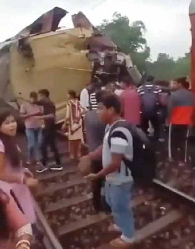 At least 25 people were injured in the collision, which occurred near New Jalpaiguri station.