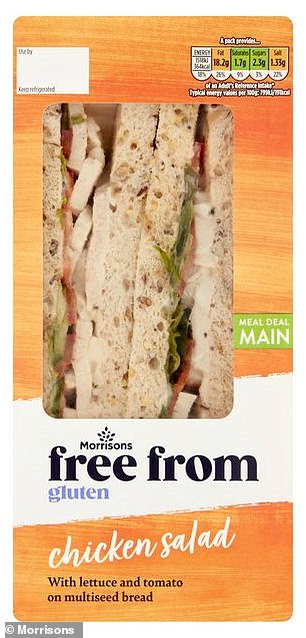 Morrison's 'Chicken-Free Chicken Salad Sandwich' is one of more than 60 lunch options affected by recall