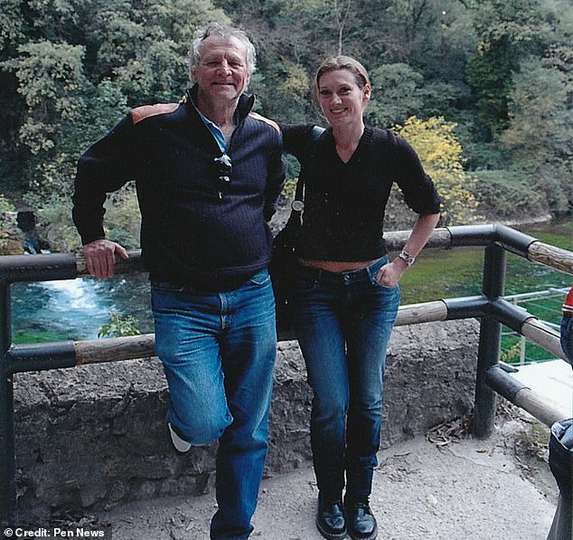 Sidonie Nargeolet with her father Paul Henri-Nargeolet, who died on the underwater voyage Titan