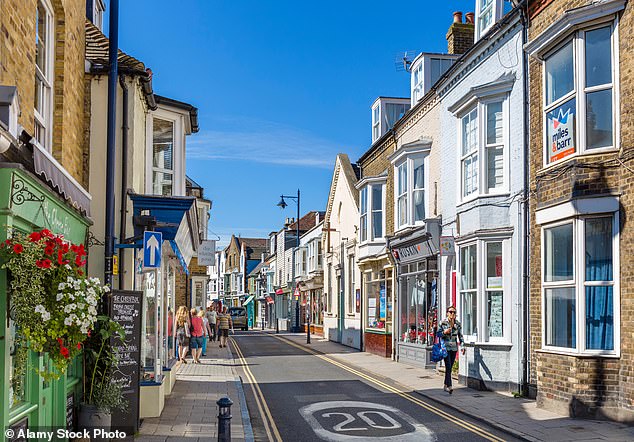 Tourists travel miles to sample fresh oysters in Whitstable, a coastal town 40 kilometers from Canterbury.