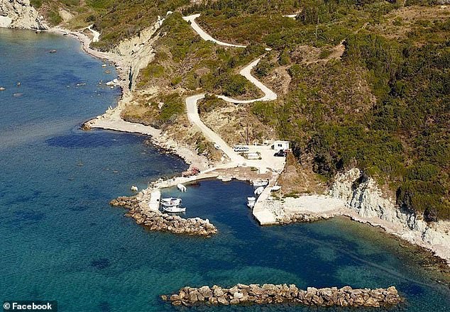 The body of an unnamed American man was found Sunday morning by another tourist on a rocky beach on the remote island of Mathraki, near Corfu.