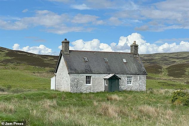 This remote hideaway in the Scottish highlands will require a complete renovation