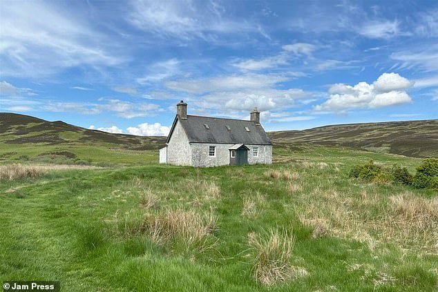 The stone-built cottage sits on two acres and enjoys stunning views of the countryside surrounding Brae Cottage in Dornoch, Sutherland.