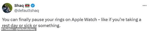 This update will finally allow health-conscious Apple users to take days off when they need them without losing their streaks.