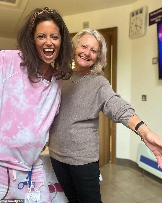 The mother-of-two (left) passed away at the age of 40 in June 2022 after a five-year battle with bowel cancer. She used her diagnosis to raise awareness of the disease and created the Bowelbabe Fund for Cancer Research UK. which has raised more than £12 million