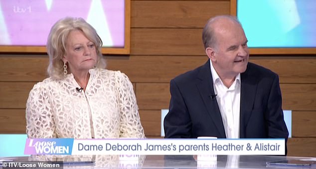 To celebrate their daughters' legacy, Heather, 66, and Alistair James, 68, reflected on their daughter's final weeks on Loose Women on Monday.