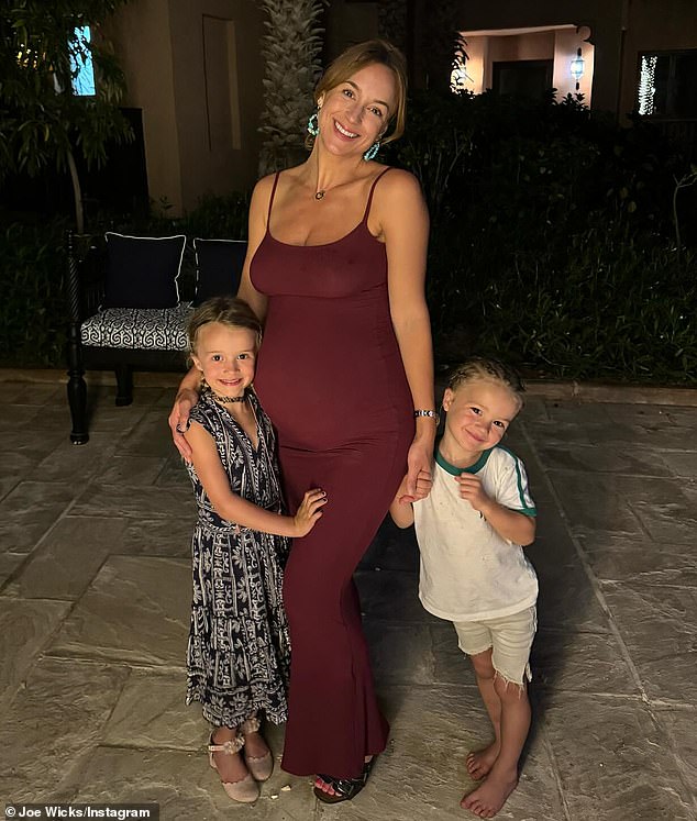 The fitness guru announced that he and Rosie were expecting another child in January, when she was already 20 weeks pregnant.