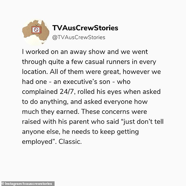 'We passed quite a few casual corridors at each location. They were all great, however, we had one, an executive's son, who complained 24/7, rolled his eyes when asked to do something, and asked everyone how much they made