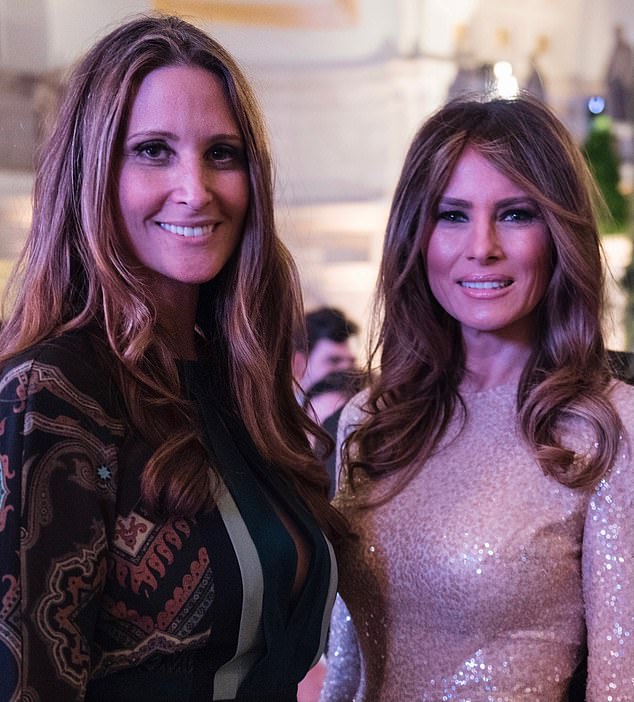 Stephanie Winston Wolkoff (left) with Melania Trump. She was a longtime adviser to the former first lady before the relationship turned sour.