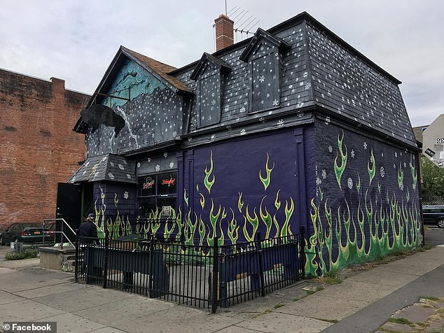 The cause of the fire is currently under investigation, as the wooden bar sustained $1.25 million in damage and has been deemed a total loss. (pictured: the bar before the fire)