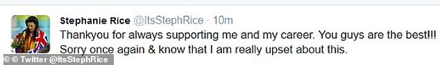 It wasn't long before the tweet gained real momentum and despite radio hosts telling her she couldn't delete it or tweet that it wasn't true for 24 hours, the brunette decided to set the record straight.