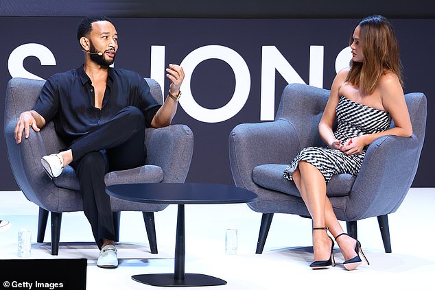 The model opened up about her fears alongside her husband John Legend at the annual Cannes Lions International Festival of Creativity on Monday.