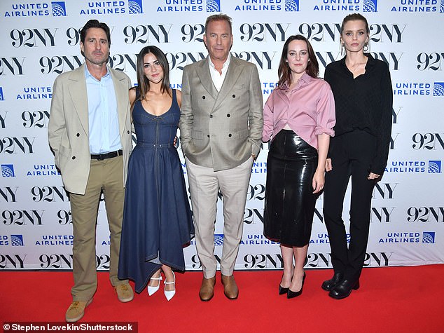 Wilson, Isabelle Fuhrman, Kevin Costner, Jena Malone and the film's Abbey Lee posed for a group photo at the event.