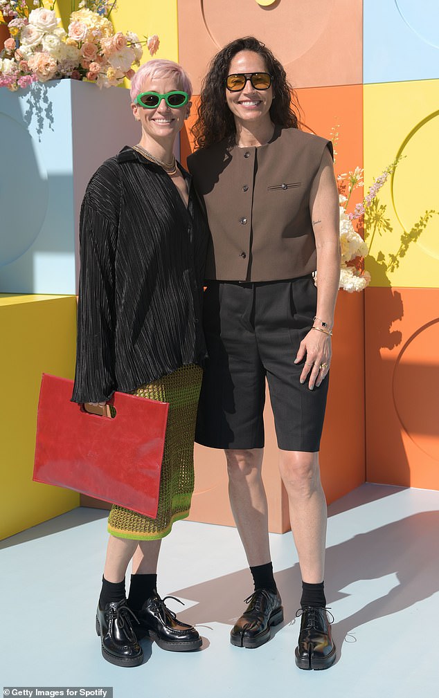 Soccer sensation Megan Rapinoe and basketball star Sue Bird brought their stellar style to the affair.