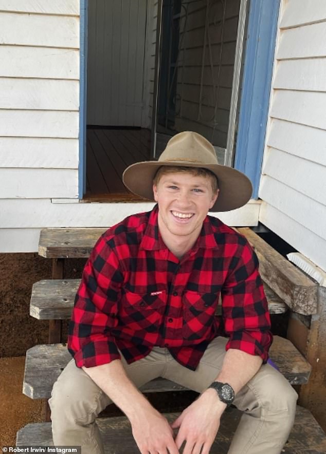 Robert Irwin (pictured) sent Pauline Hanson a 'please explain' legal threat over her cartoon