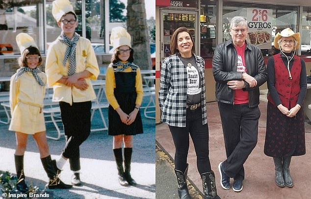 Marilyn's children, Judy, Bob and Ruth, worked at the restaurant as teenagers after it opened in 1969 and reunited for its 50th anniversary in 2019.