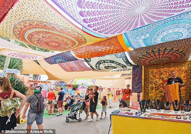 With over 500 stalls, the Es Cana Hippy Market (pictured) is a shopper's paradise