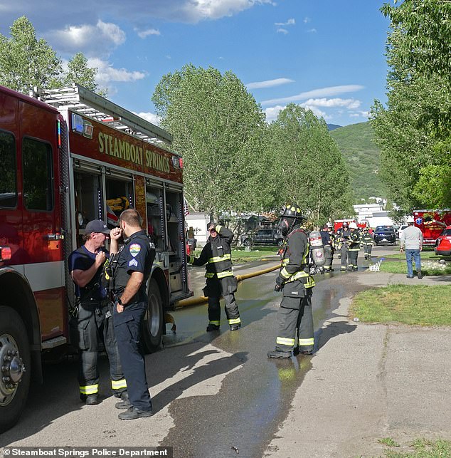 The pilot and a passenger died when their Cessna 421 plane crashed at West Acres Mobile Park Monday night, the Steamboat Springs Police Department said.