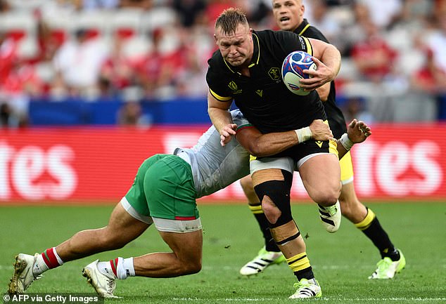 Hooker Dewi Lake (right) will captain the team in Morgan's absence against South Africa