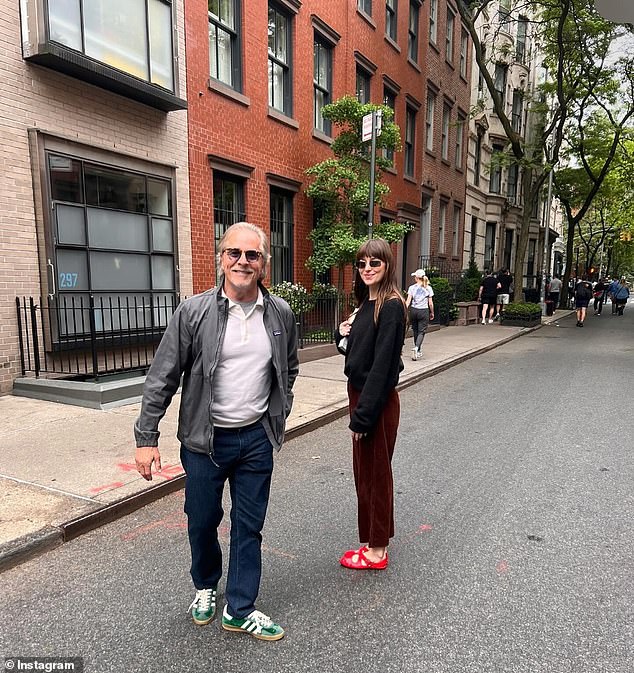 Don seen with his daughter Dakota in New York