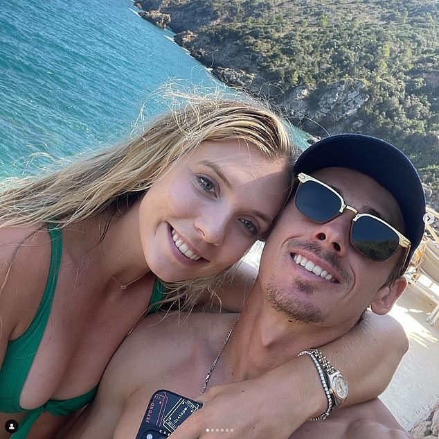 De Minaur is the boyfriend of British tennis player Katie Boulter (left)