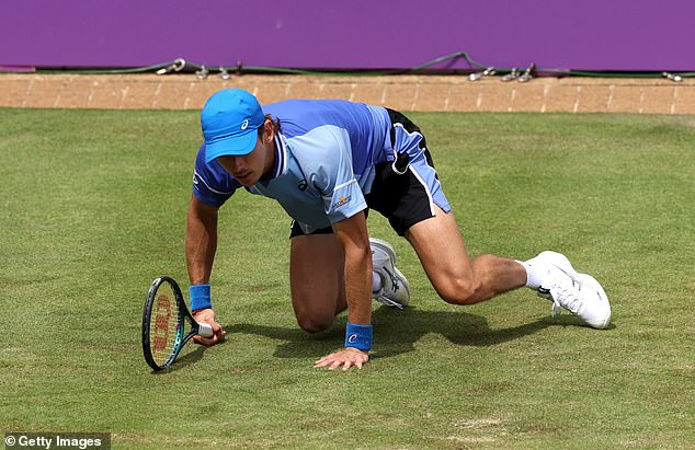 The Australian suffered a surprising 1-6, 6-4, 6-2 defeat against Italy's Lorenzo Musetti.