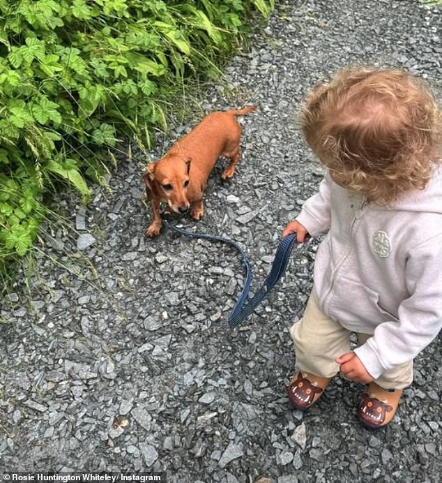 Isabella was accused of walking the family dog.