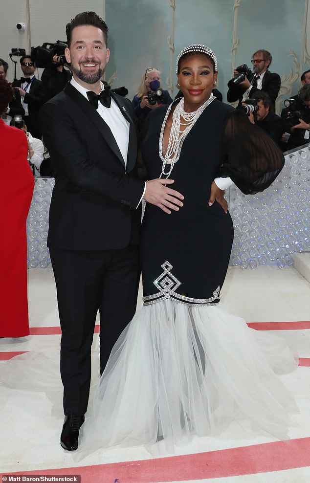 Serena welcomed her second daughter, named Adira River Ohanian, last August with her husband Alexis Ohania; Alexis and Serena seen in 2023