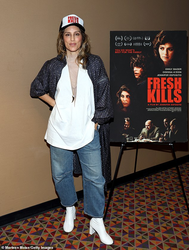 The native New Yorker mortgaged her own house to finance her acclaimed directorial debut Fresh Kills, which hit limited theaters in the US last Friday (pictured last Friday).