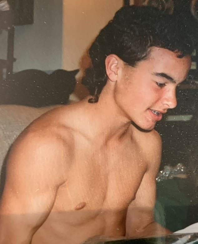 The 42-year-old shared a photo of his younger self and took the jokes in good humour.