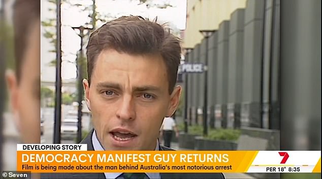 Journalist Chris Reason, now 58, who covered the arrest in 1991, recently told Sunrise: 'I've been doing this work for more than three decades. I covered Mandela, Bosnia, Ukraine, 9/11, everyone wants to talk to me about the damn Democracy Manifesto!'