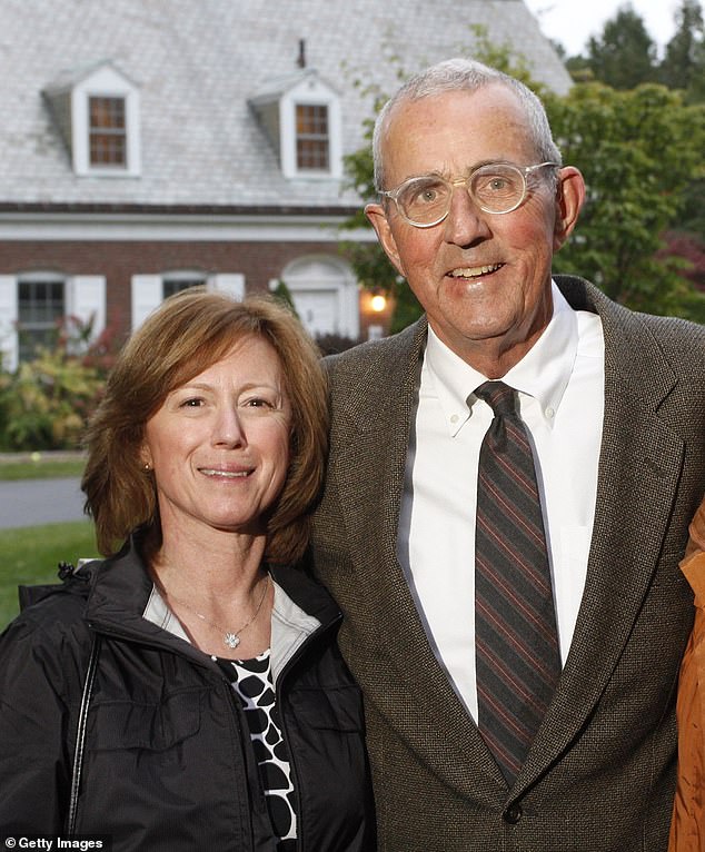 Lisa and Leon Gorman, president and CEO of LL Bean, founded by their grandfather. León died in 2015, aged 80.