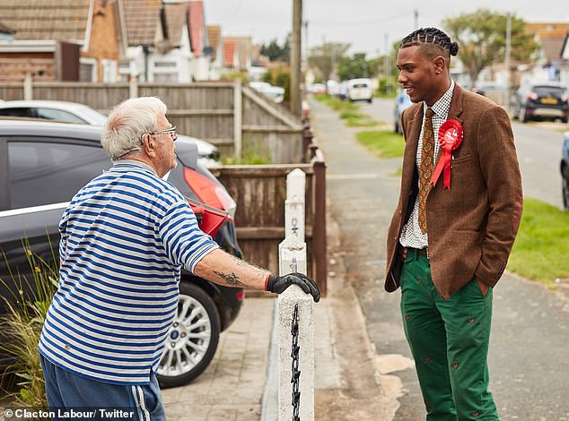 Channeling the hipster style of the 70s crossed with that of a country gentleman in tweed and plaid shirts, the congressional hopeful has been attracting attention on the election campaign.