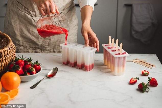 Making your own popsicles with real fruit and minimal added sugars can help you satisfy your sweet tooth and cut out sugar.