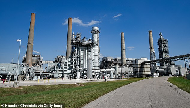 Some experts question the value of carbon capture plants, like this one at a power plant in Richmond, Texas