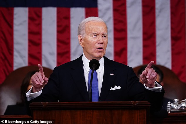 Some of Trump's allies suggested that President Joe Biden's spirited performance at this year's State of the Union address was because he took the lead.