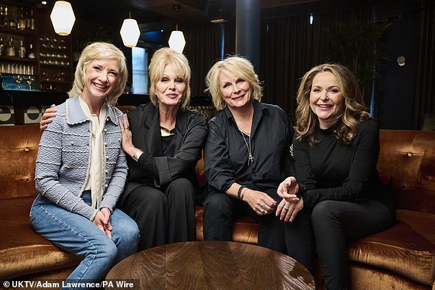 Up to their old tricks: Jane Horrocks, Joanna Lumley, Jennifer Saunders and Julia Sawalha